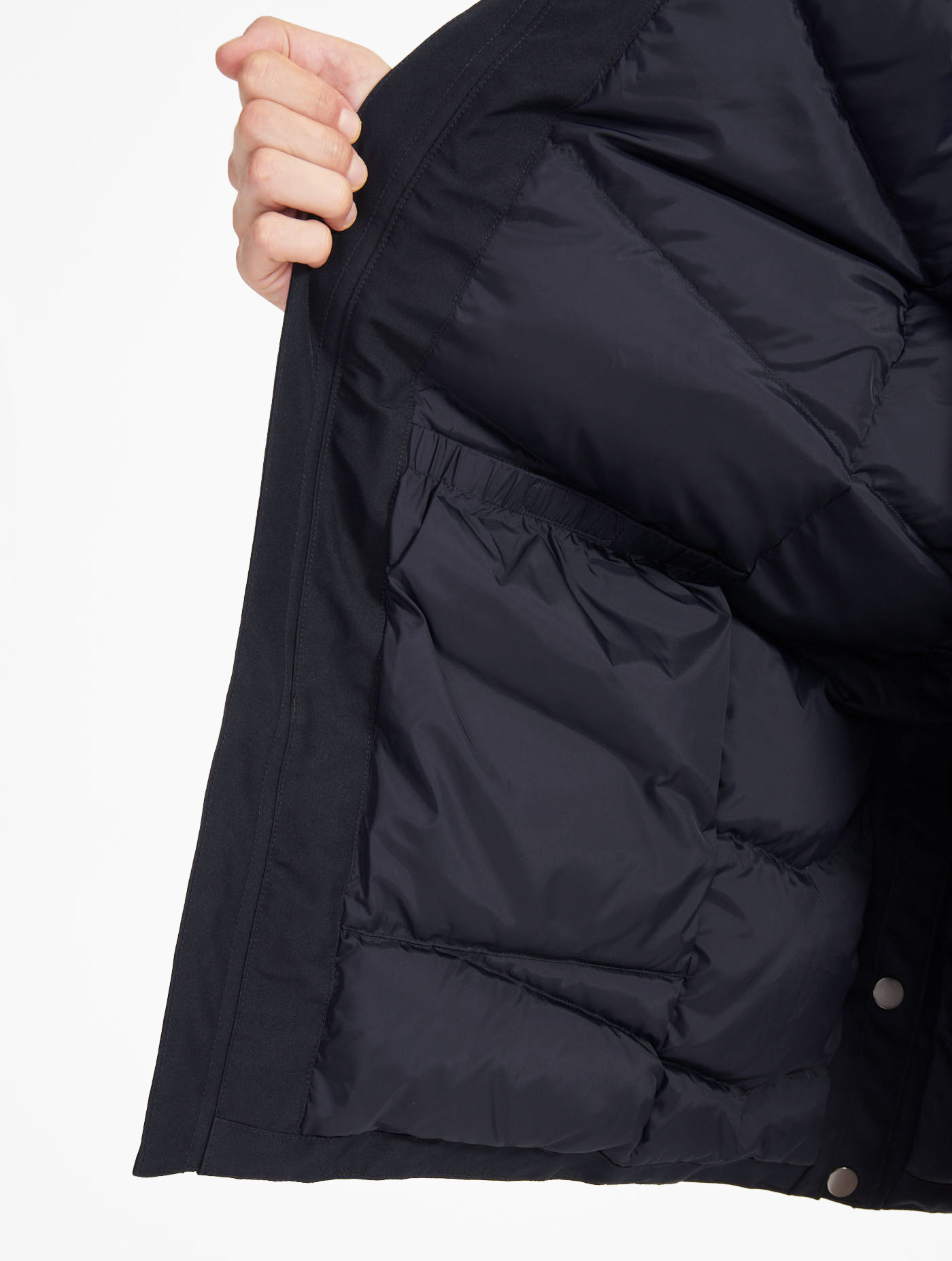 Parka mi-longue GORE-TEX plume à capuche Aigle seconde main photo 8