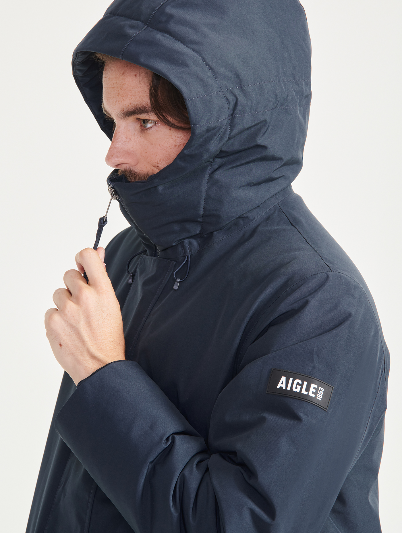 Parka chaude longue GORE-TEX ouate Dupont Sorona à  capuche Aigle seconde main photo 7