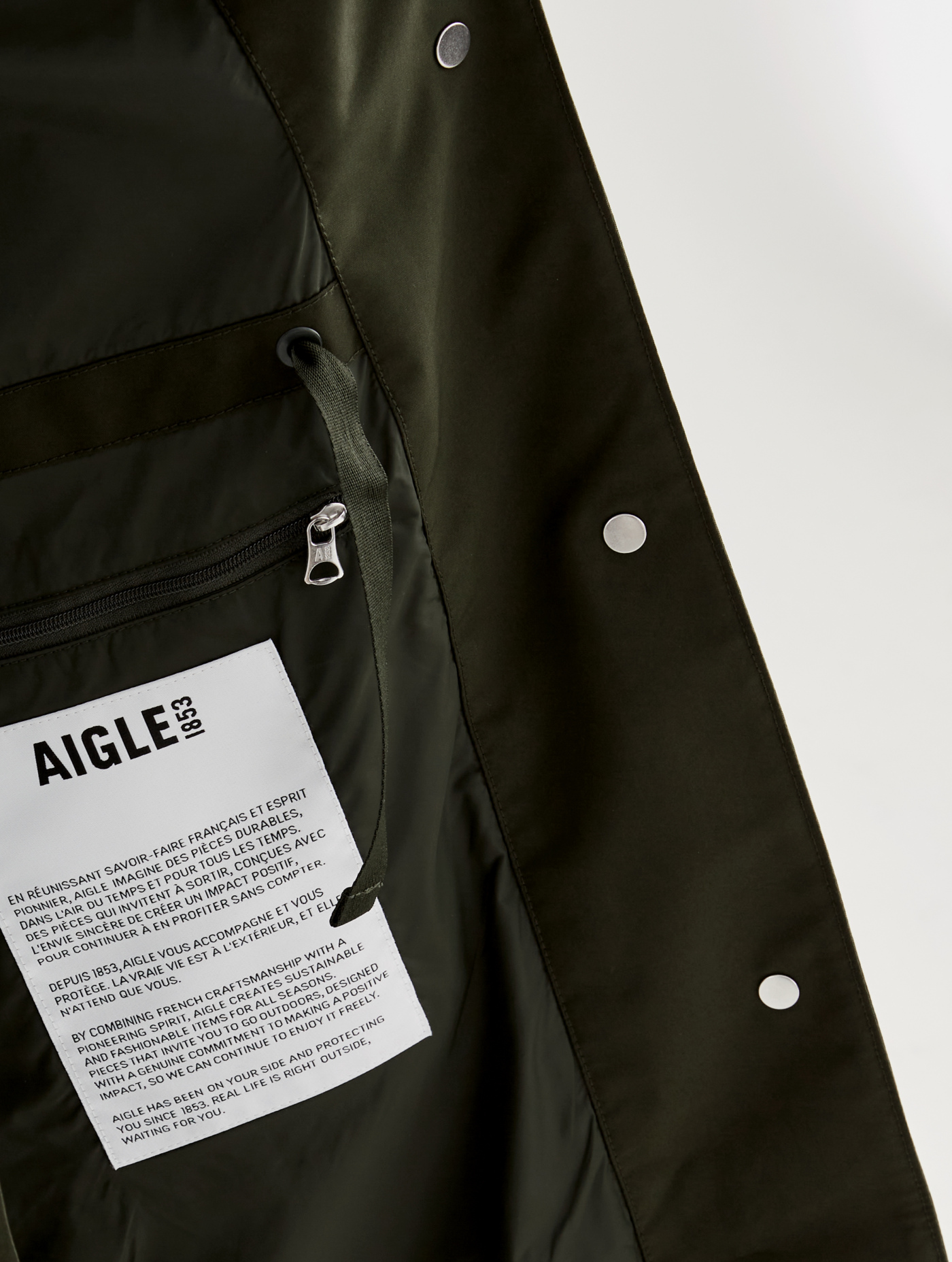 L'imperméable long GORE-TEX revisité Aigle seconde main photo 8