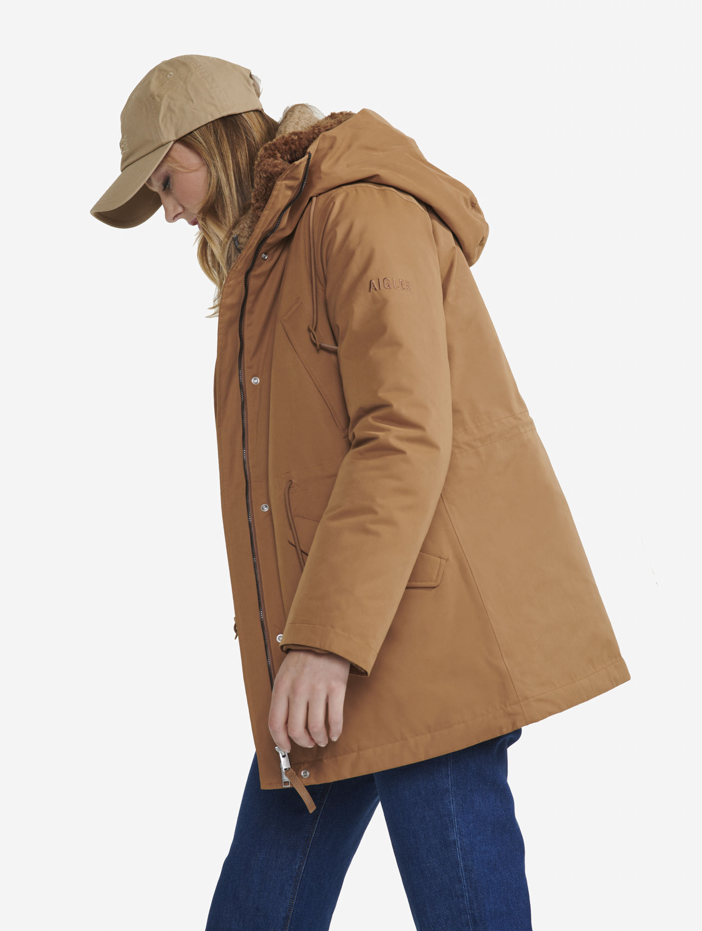 Parka très chaude imperméable MTD® mi-longue  Femme Aigle seconde main photo 5