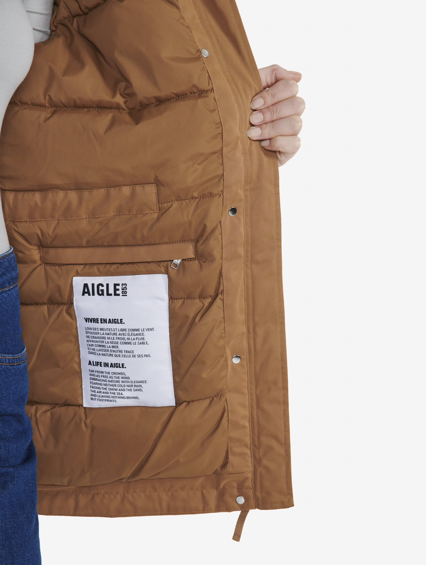 Parka très chaude imperméable MTD  mi-longue Aigle seconde main photo 9