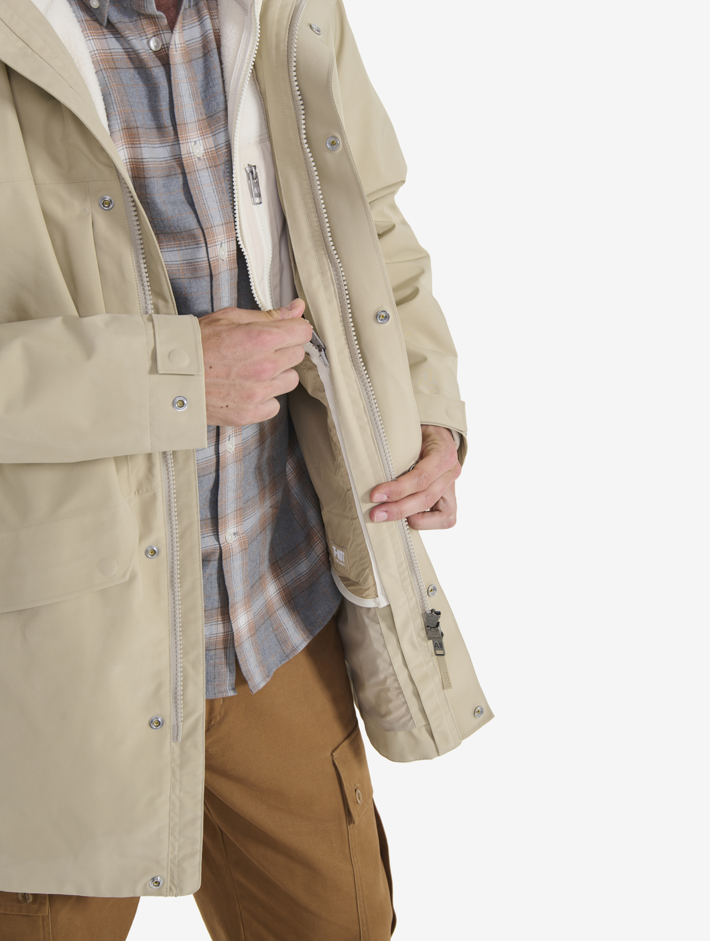 Parka longue GORE-TEX T-KIT avec capuche Aigle seconde main photo 7