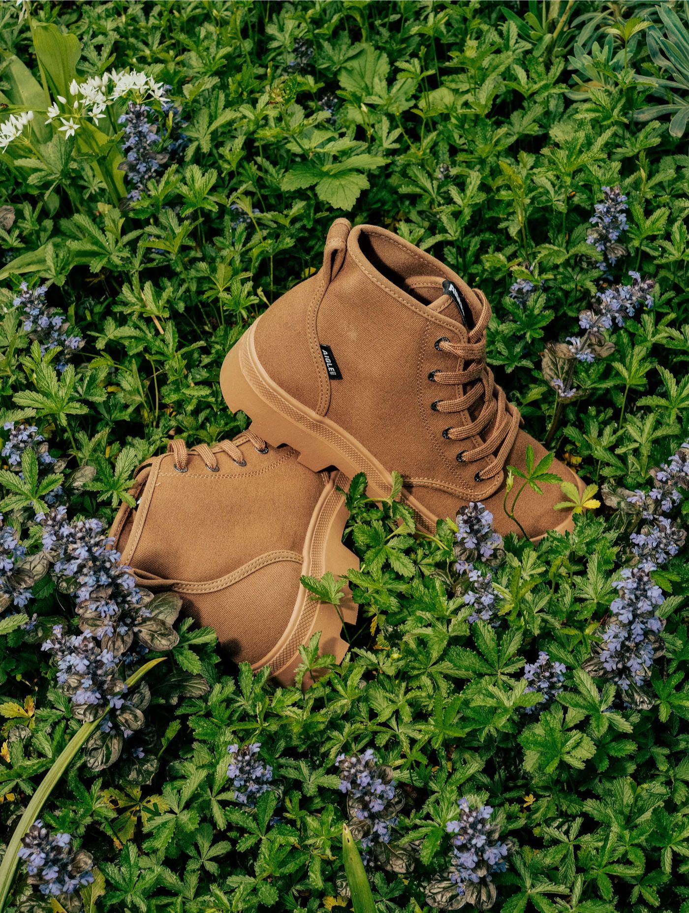 Chaussure polyvalente en coton recyclé Aigle seconde main photo 4